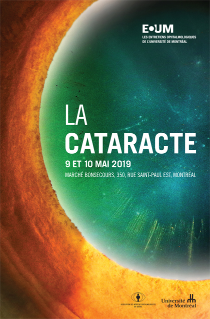 Couverture du programme ÉOUM 2019 - La cataracte